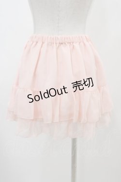 画像2: LIZ LISA / ティアードシフォンミニスカート Free ピンク H-25-11-26-1031-LO-SK-NS-ZH
