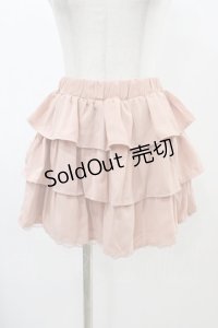 LIZ LISA / ティアードスカート Free ピンク H-25-11-26-1032-LO-SK-NS-ZH