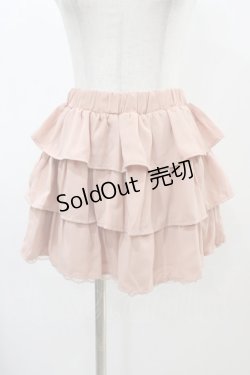 画像1: LIZ LISA / ティアードスカート Free ピンク H-25-11-26-1032-LO-SK-NS-ZH