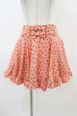 LIZ LISA / ウエストリボンスカート Free コーラル H-25-11-26-1033-LO-SK-NS-ZH