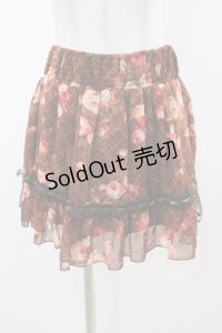 LIZ LISA / チェックスカート Free ブラウン H-25-11-26-1034-LO-SK-NS-ZH