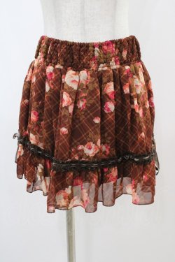 画像1: LIZ LISA / チェックスカート Free ブラウン H-25-11-26-1034-LO-SK-NS-ZH