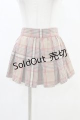 LIZ LISA / チェック柄プリーツミニスカート Free ベージュ H-25-11-26-1036-LO-PA-NS-ZH