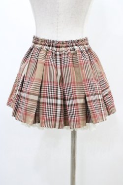 画像2: LIZ LISA / チェック柄プリーツミニスカート Free ベージュ H-25-11-26-1036-LO-PA-NS-ZH