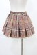 画像2: LIZ LISA / チェック柄プリーツミニスカート Free ベージュ H-25-11-26-1036-LO-PA-NS-ZH (2)