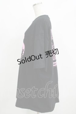 画像2: KRY CLOTHING / 「マイメロ」Tシャツ  ブラック H-25-11-26-052-EL-TO-KB-ZH