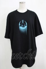 KRY CLOTHING / プリント半袖カットソー XXL 黒 H-25-11-26-053-EL-TO-KB-ZT101