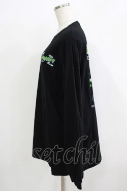 画像2: Candy Stripper / 8bit　L/S TEE  黒 H-25-11-26-054-PU-TO-KB-ZH