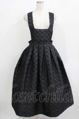 Candy Stripper / MARRY ME JUMPER SKIRT  ブラック H-25-11-26-006-PU-OP-KB-ZH