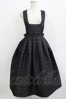 画像1: Candy Stripper / MARRY ME JUMPER SKIRT  ブラック H-25-11-26-006-PU-OP-KB-ZH