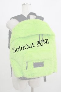LAND by MILKBOY / FUR リュックサック  ライムグリーン H-25-11-26-059-MB-BG-KB-ZH
