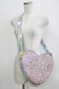 MILK / グリッターハートショルダー  ピンク H-25-11-26-060-ML-BG-KB-ZH