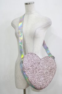 MILK / グリッターハートショルダー  ピンク H-25-11-26-060-ML-BG-KB-ZH