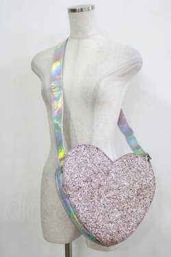 画像1: MILK / グリッターハートショルダー  ピンク H-25-11-26-060-ML-BG-KB-ZH