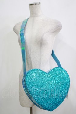 画像1: MILK / グリッターハートショルダー  サックス H-25-11-26-061-ML-BG-KB-ZH