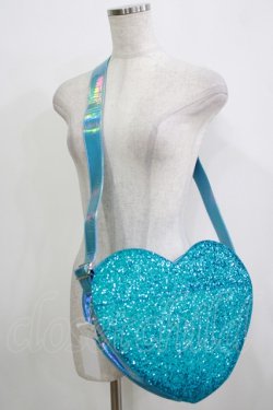 画像2: MILK / グリッターハートショルダー  サックス H-25-11-26-061-ML-BG-KB-ZH