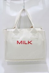 MILK / MILK Boxトート  オフ H-25-11-26-063-ML-BG-KB-ZH