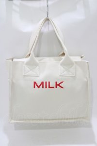 MILK / MILK Boxトート  オフ H-25-11-26-063-ML-BG-KB-ZH