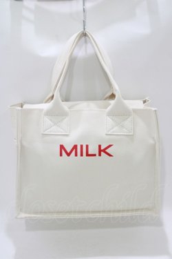 画像1: MILK / MILK Boxトート  オフ H-25-11-26-063-ML-BG-KB-ZH