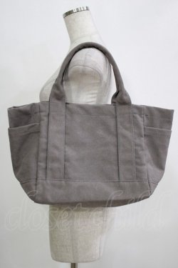 画像2: NieR Clothing / ロゴプリントバッグ  グレー H-25-11-26-064-PU-BG-KB-ZH