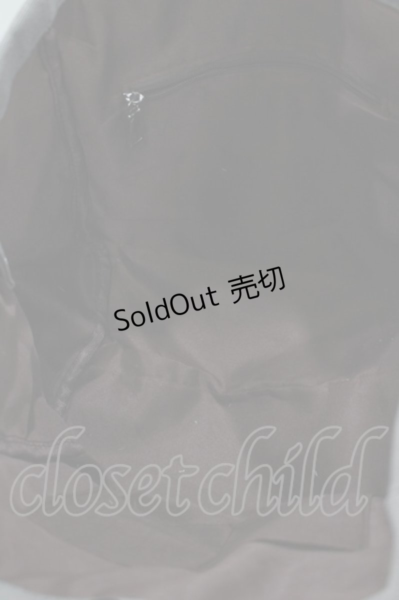 画像3: NieR CLOTHING / ロゴプリントバッグ  グレー H-25-11-26-064-PU-BG-KB-ZH (3)