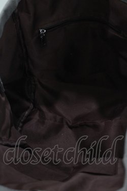 画像3: NieR Clothing / ロゴプリントバッグ  グレー H-25-11-26-064-PU-BG-KB-ZH