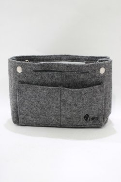 画像5: NieR Clothing / バッグインバッグ付バッグ  グレー H-25-11-26-065-PU-BG-KB-ZH