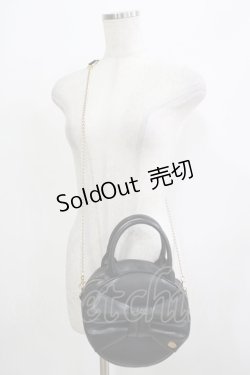 画像1: Leur Getter / 2WayリボンBag  ブラック H-25-11-26-067-LU-BG-KB-ZH