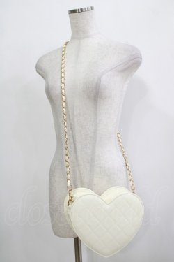 画像2: MILK / ハートキルトBAG  オフ H-25-11-26-068-ML-BG-KB-ZH