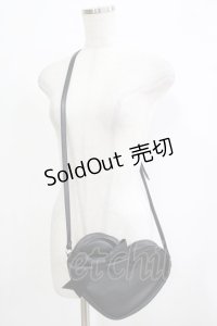 MILK / ハートポシェット  ブラック H-25-11-26-069-ML-BG-KB-ZH