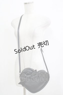 画像1: MILK / ハートポシェット  ブラック H-25-11-26-069-ML-BG-KB-ZH