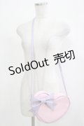 MILK / ハートポシェット  ピンク×ラベンダー H-25-11-26-070-ML-BG-KB-ZH