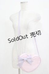 MILK / ハートポシェット  ピンク×ラベンダー H-25-11-26-070-ML-BG-KB-ZH