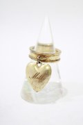 MILK / ハートチャームリング 約9号 ゴールド H-25-11-26-075-ML-AC-KB-ZH