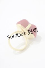 Q-pot. / ファイネストアムールショコラリング  レッド H-25-11-26-078-QP-AC-KB-ZH