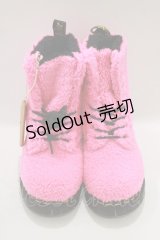 Dr.Martens （Getta Grip） / Pascal Faux Shearling Boots UK6(約25cm) CLASH PINK H-25-11-26-081-PU-SH-KB-ZH