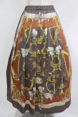 画像3: Jane Marple Dans Le Salon / Merry melodiesロングスカート  グレイ H-25-11-26-009-JM-SK-KB-ZH