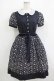 画像1: Jane Marple / フラワードットレースのワンピース M ネイビー H-25-11-26-011-JM-OP-KB-ZH (1)