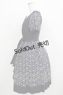 画像2: 【SALE】Jane Marple / フラワードットレースのワンピース M ネイビー H-25-11-26-011-JM-OP-KB-ZT065