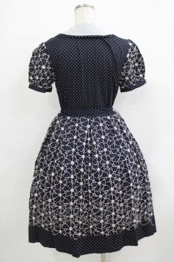 画像3: Jane Marple / フラワードットレースのワンピース M ネイビー H-25-11-26-011-JM-OP-KB-ZH