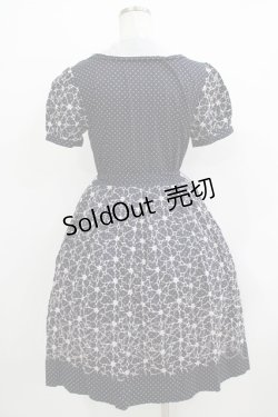 画像3: 【SALE】Jane Marple / フラワードットレースのワンピース M ネイビー H-25-11-26-011-JM-OP-KB-ZT065