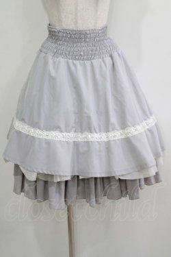 画像1: Ozz oneste / リバーシブルスカート  グレー H-25-11-26-013-OO-SK-KB-ZH