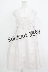 Emily Temple cute / ビンテージワッシャーノースリーブワンピース  ピンクベージュ H-25-11-26-014-ET-OP-KB-ZH