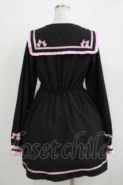 画像3: ililil / さきまるちゃんコラボワンピース M 黒×ピンク H-25-11-26-016-PU-OP-KB-ZH