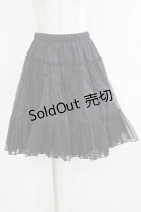 MIHO MATSUDA / kuroobi遮熱パニエ 52.5cm丈 ブラック H-25-11-26-022-GO-SK-KB-ZH