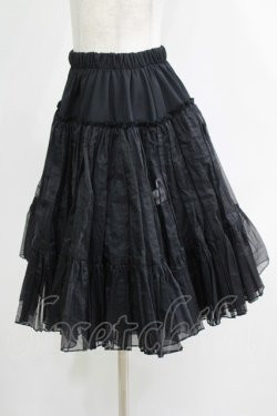 画像2: MIHO MATSUDA / kuroobi遮熱パニエ 52.5cm丈 ブラック H-25-11-26-022-GO-SK-KB-ZH