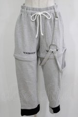 KRY CLOTHING / 2Wayスウェットパンツ  グレー H-25-11-26-023-EL-PA-KB-ZH