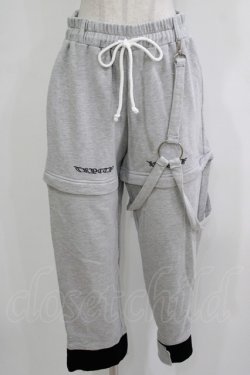 画像1: KRY CLOTHING / 2Wayスウェットパンツ  グレー H-25-11-26-023-EL-PA-KB-ZH