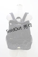 HONEY SALON / リボンリュック  ブラック H-25-11-27-001-EL-BG-NS-ZH