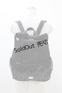 画像1: HONEY SALON / リボンリュック  ブラック H-25-11-27-001-EL-BG-NS-ZH